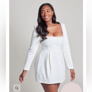ODD MUSE - The Ultimate Muse Pearl Dress, White XXXL